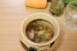 Гречка с курицей в горшочке