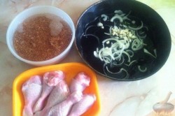 название картинки Гречка с куриными ножками в духовке