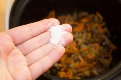 название картинки Гречка с мясом и морковью в мультиварке