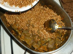 название картинки Гречка с печенью