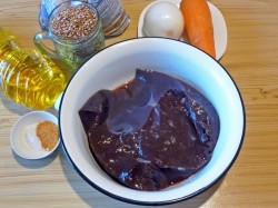 название картинки Гречка с печенью