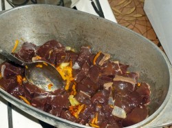 название картинки Гречка с печенью