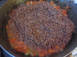 название картинки Тушеная гречневая каша с тыквой