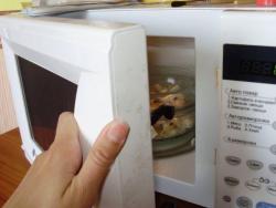 название картинки Грибы в микроволновке