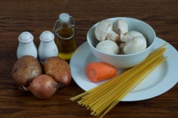 Суп грибная лапша