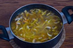 Суп грибная лапша