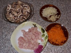 Грибная подлива с курицей