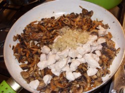 Грибная подлива с курицей