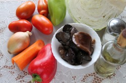 название картинки Грибная солянка с капустой на зиму