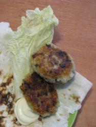 Грибные котлеты из шампиньонов постные