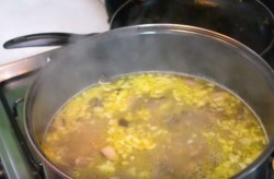 Грибной суп из подберезовиков