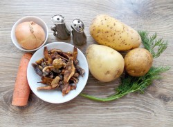 Грибной суп из сушеных белых грибов