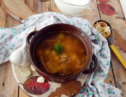 Грибной суп из свежих опят