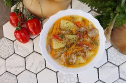 Грибной суп из вешенок