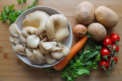 Грибной суп из вешенок