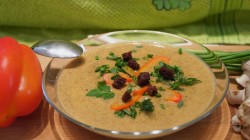 название картинки Грибной суп-пюре из шампиньонов со сметаной