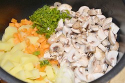 название картинки Грибной суп пюре в мультиварке из шампиньонов