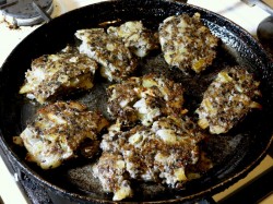 Грибные котлеты из свежих шаминьонов