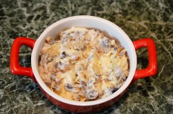 название картинки Грибы в сметане в духовке запеченные с сыром