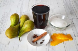 название картинки Груша в красном вине