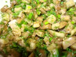 название картинки Грузинская закуска к шашлыку Баклажаны на мангале