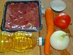 название картинки Гуляш из куриной печени