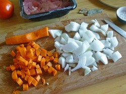 название картинки Гуляш из куриной печени