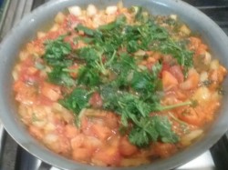 название картинки Густой суп с красной чечевицей и нутом