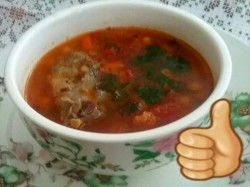 название картинки Густой суп с красной чечевицей и нутом