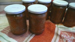 название картинки Икра из кабачков и баклажанов на зиму