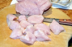 название картинки Индейка с грибами в сливочном соусе