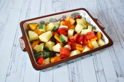 Индейка с овощами в духовке - шаг 4