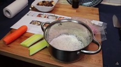 название картинки Индейка с овощами в устричном соусе