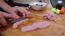 название картинки Индейка с овощами в устричном соусе