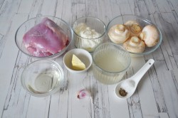 Индейка с шампиньонами