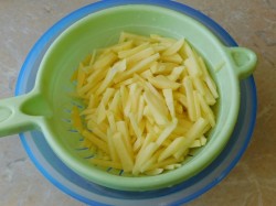 название картинки Жареная картошка с луком на сковороде