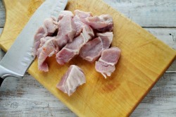 название картинки Жареное мясо на сковороде