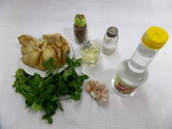 название картинки Жареные вешенки с чесноком и зеленью