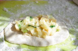 название картинки Жареные пирожки с картошкой и и грибами