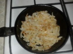 Жареный тофу с луком терияки