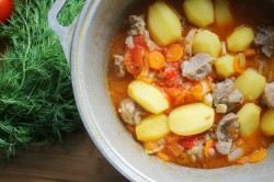 Жаркое в казане с картошкой - шаг 8
