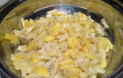 Жульен с картошкой курицей и грибами