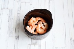 Жульен с креветками