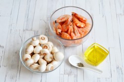 Жульен с креветками