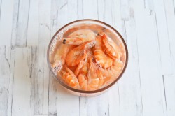 Жульен с креветками