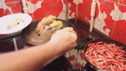 Польский суп Журек - (Żurek) с копченостями