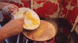 Польский суп Журек - (Żurek) с копченостями