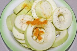 Кабачки фаршированные грибами в духовке