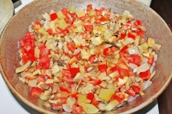 Кабачки фаршированные грибами в духовке