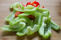 название картинки Кабачки тушеные с болгарским перцем